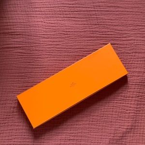 Hermes Tie Box with ribbon (empty)